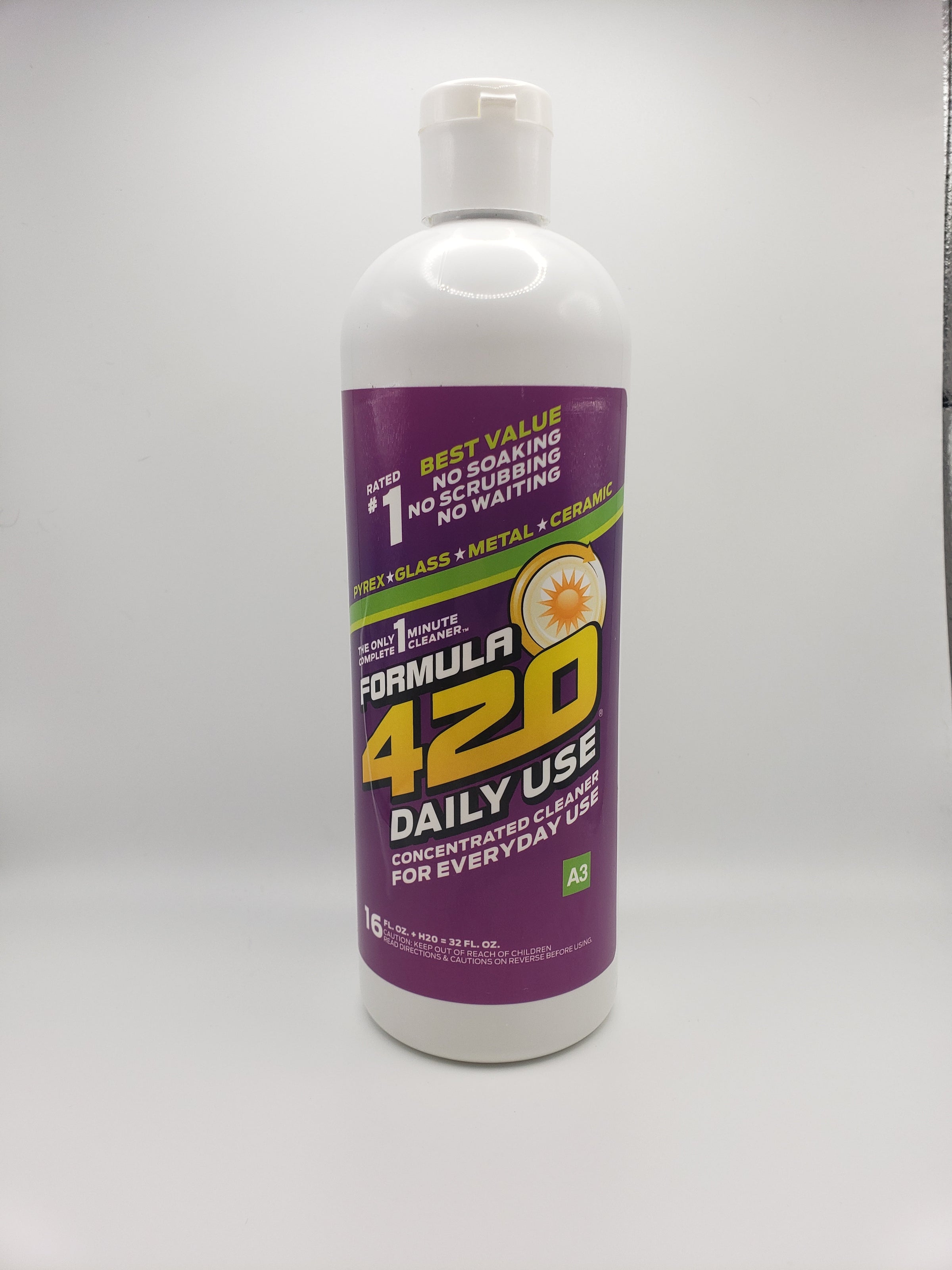 Formula 420 Cleaner - Pyrex, Glass, Metal and Ceramic - 12 Oz. Bottles. 2  Pack 12 Fl Oz (Pack of 2)